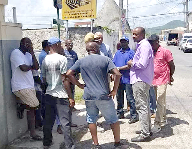 MP AND PROTESTORS